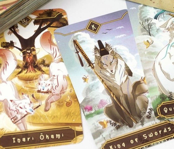 Карти Таро Сезонна лисиця Seasonal fox Tarot 2569389295 фото