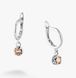 Серьги серебряные с подвесками Цефеида Shampan 925 Zirkon 2749348260 фото 1