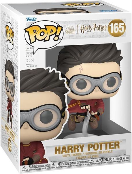 Фігурка Funko Pop Гаррі Поттер Гаррі з мітлою Harry Potter Harry with Broom 10 см HP HB 165 HP HB 165 фото