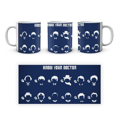 Кружка GeekLand&nbsp;Doctor Who Доктор Кто Know your doctor DW.02.354 1757923503 фото