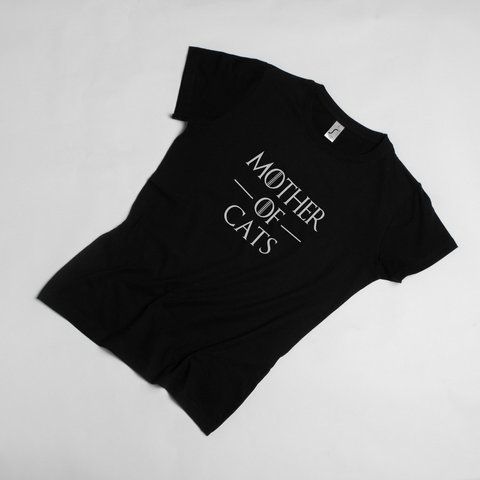 Футболка GoT "Mother of" персонализированная женская, Чорний, XS, Black, англійська BD-f-20 фото