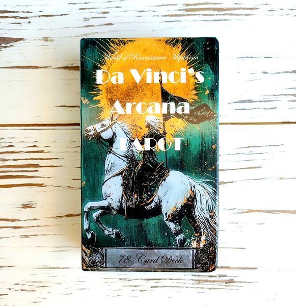 Таро Аркани Да Вінчі Da Vinci&rsquo;s Arcana Tarot 10.6 &times; 6.2 см 2739986264 фото