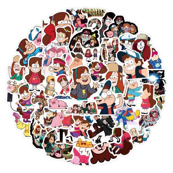 Стикерпак Гравити Фолз Набор наклеек GeekLand Gravity Falls 100 штук 2881874859 фото