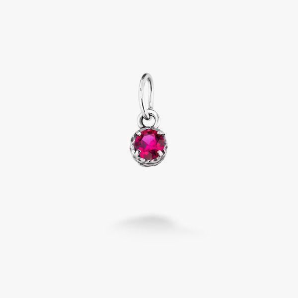 Кулон серебряный с камнем цвета фуксия Цефеида Fuchsia 925 Zirkon 2749348261 фото