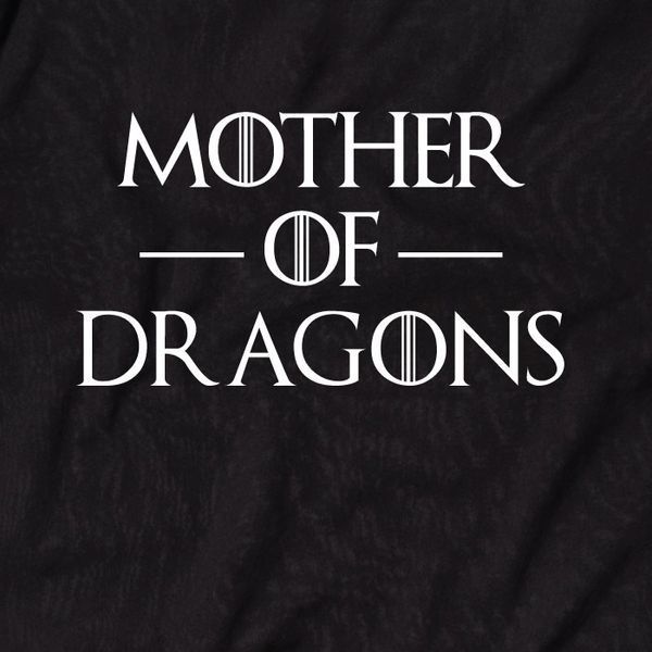 Футболка GoT "Mother of" персоналізована жіноча, Чорний, XS, Black, англійська BD-f-20 фото