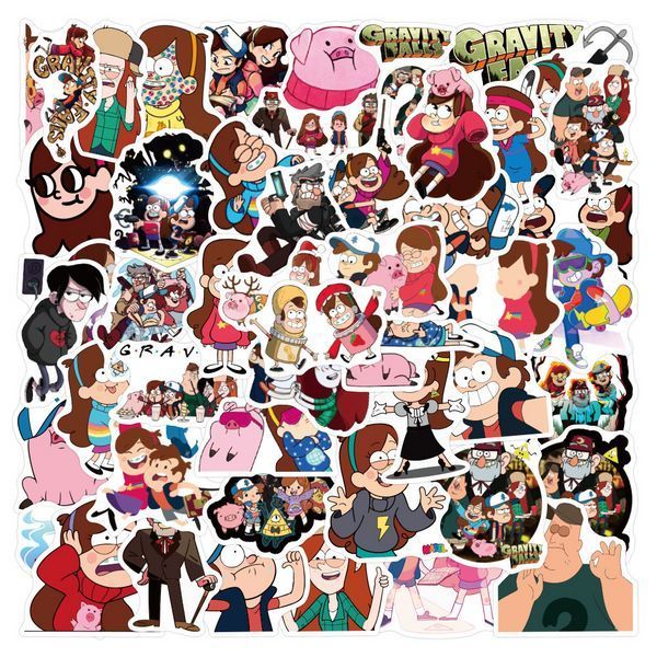 Стикерпак Гравити Фолз Набор наклеек GeekLand Gravity Falls 100 штук 2881874859 фото