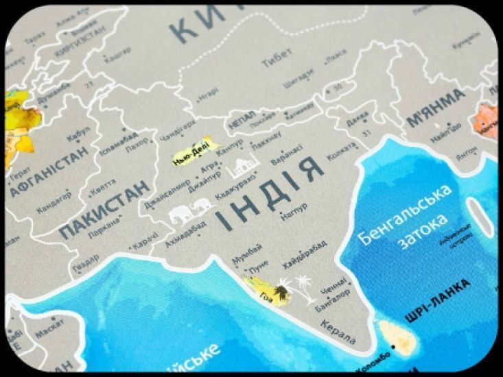 Скретч-карта Discovery Maps World українською мовою 2426071269 фото