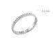 Кольцо серебряное с фианитами Гламур 925 Rhodium 18.5 размер 2564746424 фото 3