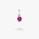 Кулон серебряный с камнем цвета фуксия Цефеида Fuchsia 925 Zirkon 2749348261 фото 2