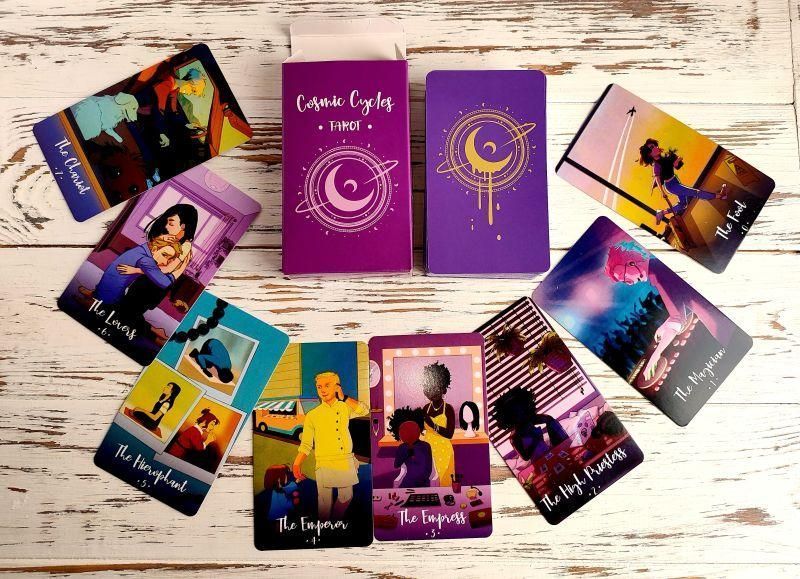 Карти Таро Космічних Циклів Cosmic Cycles Tarot 2531709874 фото