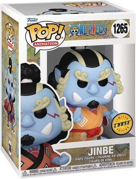 Фигурка Funko Pop Ван пис Джимбей One Piece Jinbe 10 см Chase OP J C 1265 OP J C 1265 фото