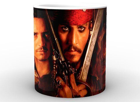Кружка GeekLand белая Pirates of the Caribbean Пираты Карибского моря гектор барбосса PC.02.027 PC.02.027 фото
