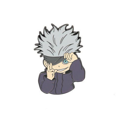 Значок Магическая битва Сатору Годжо Jujutsu Kaisen Satoru Gojo​​​​​​​&nbsp;5 см P JK 02 1883935180 фото