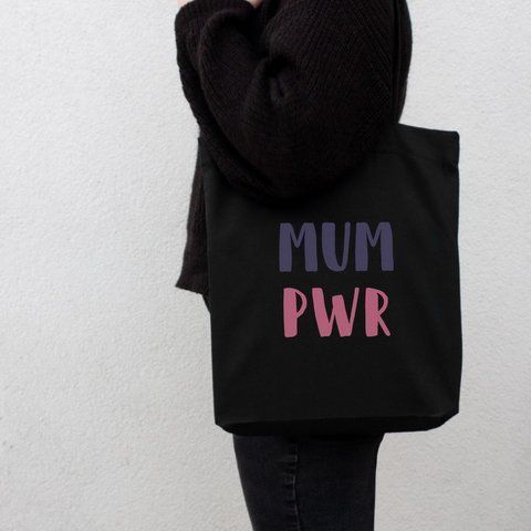 Экосумка "МUM PWR", Черный, английский 2603862639 фото