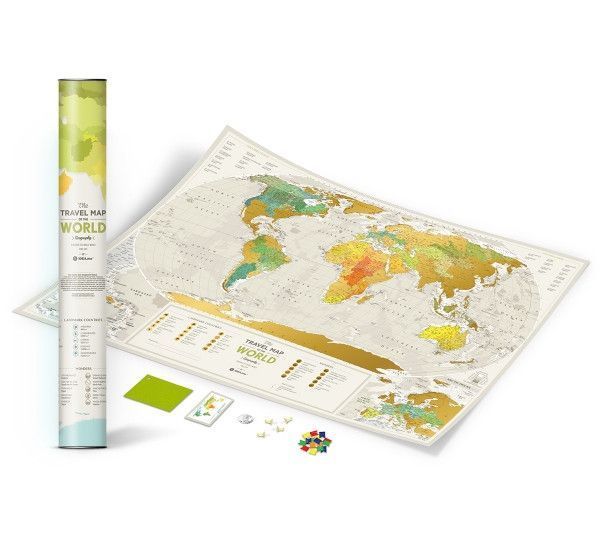 Скретч карта Geography World 2276650214 фото