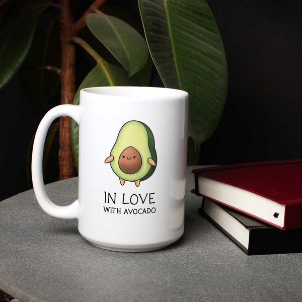 Кружка "In love with avocado", англійська BD-kruzh-131 фото