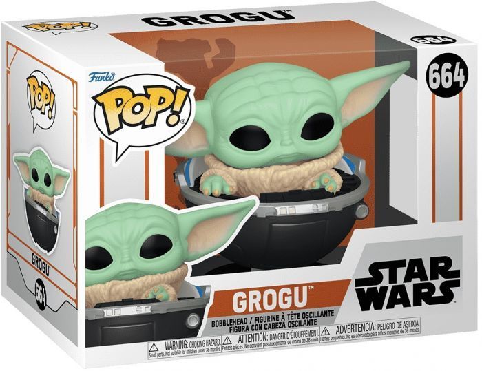 Фигурка Funko Pop Звёздные войны: Мандалорец Грогу Star Wars: The Mandalorian Grogu 10 см FP SW G 664 2607257071 фото