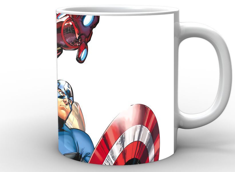 Кружка GeekLand біла Залізна Людина Iron Man капітан америка та залізна людина IM.02.018 1757918803 фото