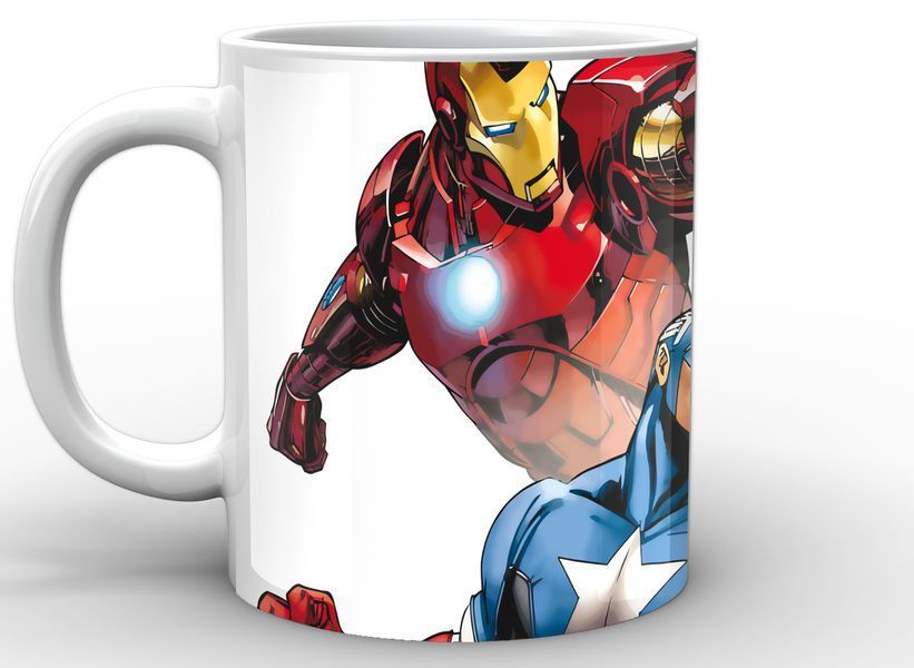 Кружка GeekLand біла Залізна Людина Iron Man капітан америка та залізна людина IM.02.018 1757918803 фото