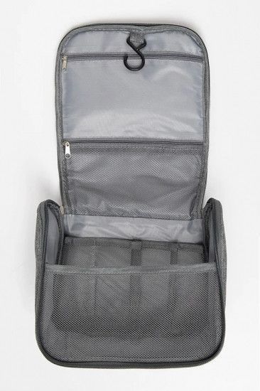 Дорожный подвесной органайзер для косметики Travel bag Grey 123690 фото