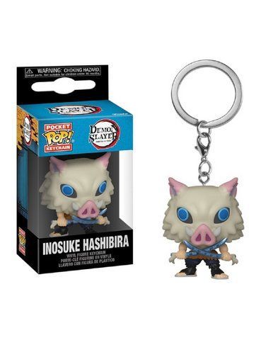 Фигурка Брелок Funko Pop Клинок рассекающий демонов Иноске Demon Slayer Inosuke Hashibira 4 см FP DS IH K 870 FP DS IH K 870 фото