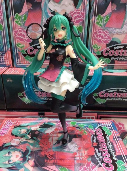 Фигурка Taito Vocaloid China Dress Ver. Hatsune Miku Вокалоиды Хацунэ Мику 18 см T V CD HM 18 T V CD HM 18 фото
