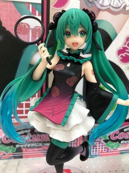 Фигурка Taito Vocaloid China Dress Ver. Hatsune Miku Вокалоиды Хацунэ Мику 18 см T V CD HM 18 T V CD HM 18 фото