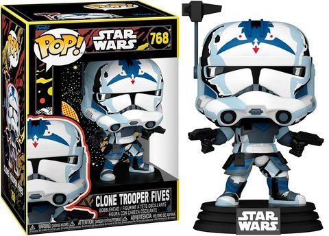 Фігурка Фанко Поп Зоряні війни Солдат-Клон П'ятірка Funko Pop Star Wars Clone Trooper Fives 10 см FP SW 768 2618750417 фото