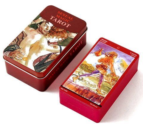 Карты Таро Магия Наслаждений Sexual Magic Tarot в металлической коробке 2569389143 фото