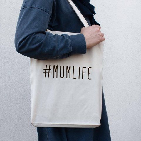 Экосумка "#Mumlife", Бежевый, английский 2603862640 фото