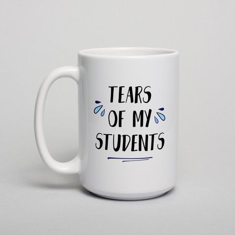 Чашка "Tears of my students", англійська HK-kr-34 фото