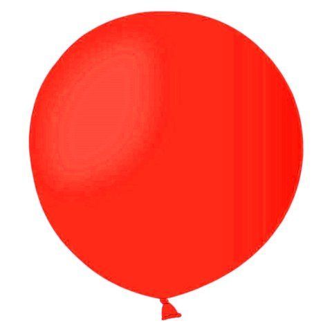 Куля міні-гігант пастель червона, Червоний, Red 1102-3086 фото