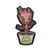 Значок Groot Guardians of the Galaxy Грут Вартові Галактики 3 см P G GG 01 2235555164 фото
