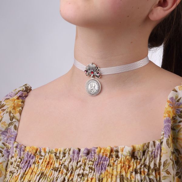 Кулон дукач серебряній Мария Терезия Light Amethyst 925 171-S01-5152p фото