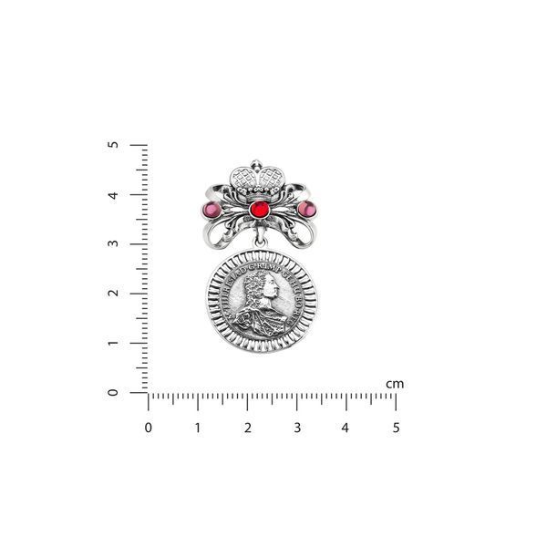 Кулон дукач серебряній Мария Терезия Light Amethyst 925 171-S01-5152p фото