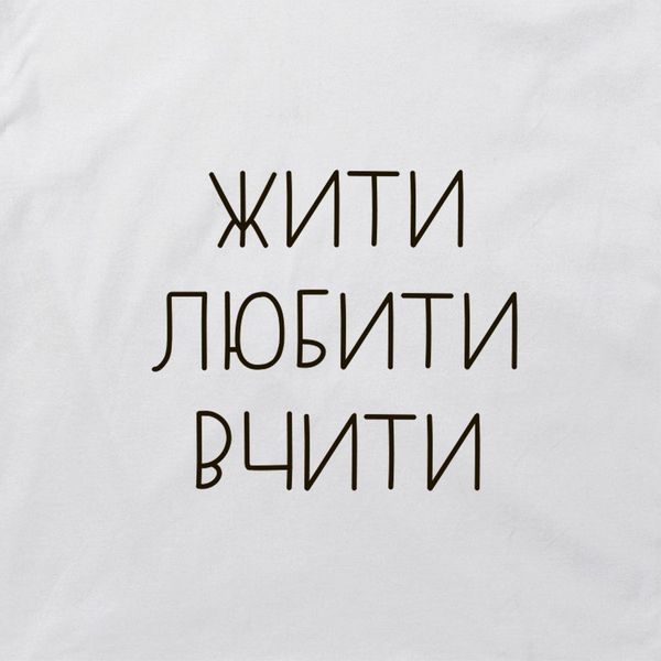 Подушка "Жити. Любити. Вчити." На День Учителя, украинская 2603864295 фото