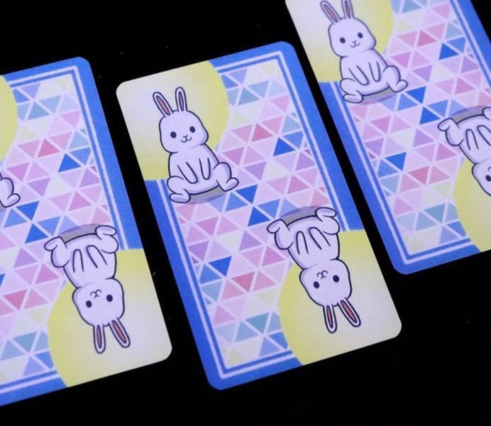 Карты Таро Пухлой Булочки Chubby Bunny Tarot в металлической коробке 2515654131 фото