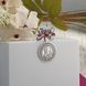 Кулон дукач серебряній Мария Терезия Light Amethyst 925 171-S01-5152p фото 4