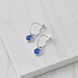 Серьги серебряные с синими камнями Цефеида sapphire 925 83-11104S02-5066s фото 4