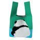Эко-сумка зеленая с грустной пандой 20 х 35 см 2996102248 фото 1