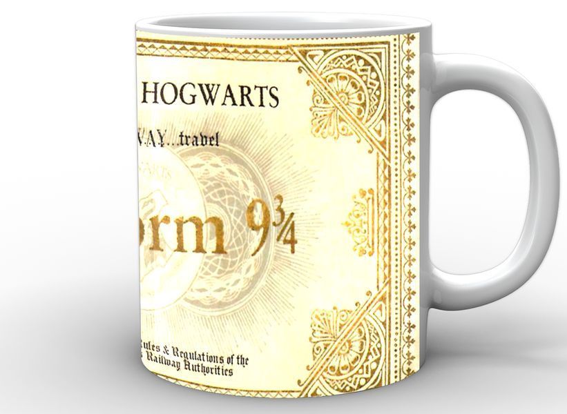 Кружка GeekLand Harry Potter Гарри Поттер Билет на Хогвартс Экспресс HP.02.032 HP.02.032 фото