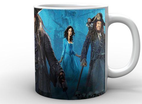 Кружка GeekLand белая Pirates of the Caribbean Пираты Карибского моря постер пятой части PC.02.029 PC.02.029 фото