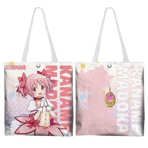 Шопер еко-сумка Дівчинка чарівниця Мадока Магіка Puella Magi Madoka Magica 33 х 37 см двосторонній 2881878129 фото