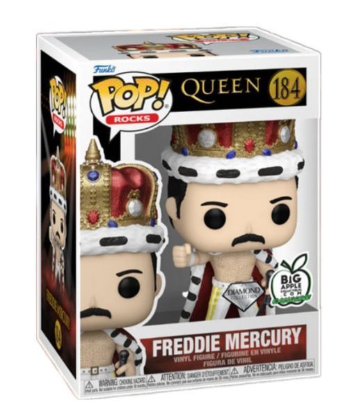 Фигурка Funko Pop Diamond Фанко Поп Queen Freddie Mercury Король Фредди Меркьюри 10 см D QF M 184 D QF M 184 фото