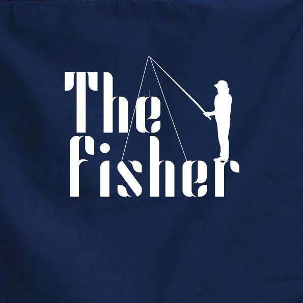 Фартук "The Fisher", Синий, английский 2603862590 фото