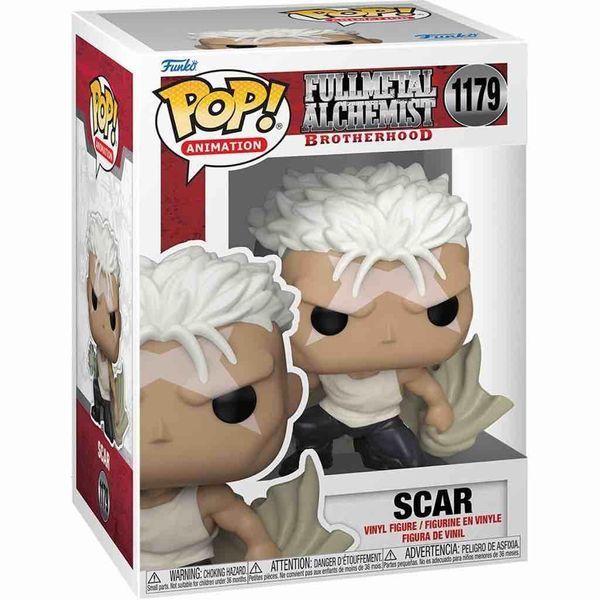 Фігурка Funko Pop Фанко Поп&nbsp;Fullmetal Alchemist Сталевий алхімік Brotherhood - Scar Шрам 10см FA BS 1179 FA BS 1179 фото