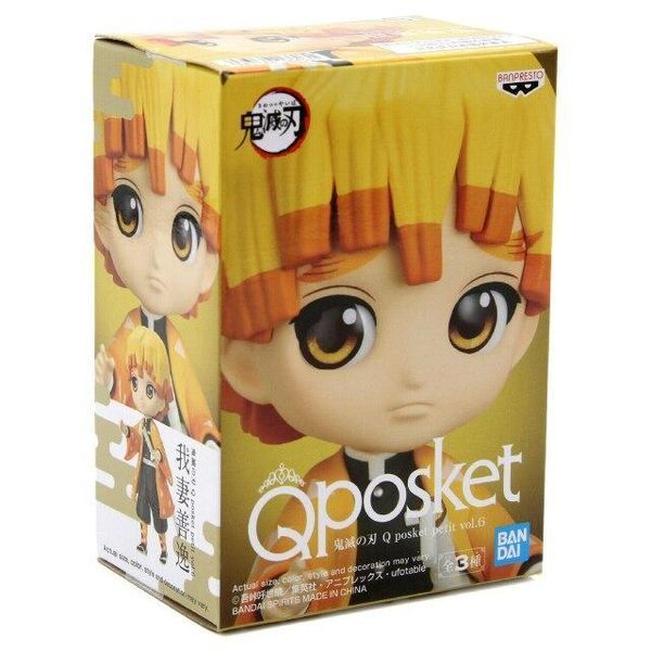 Фігурка Bandai Q Posket petit vol.6 Зеніцу Клинок, що розсікає демонів Zenitsu Demon Slayer 7 см B QP DS AZ B QP DS AZ фото