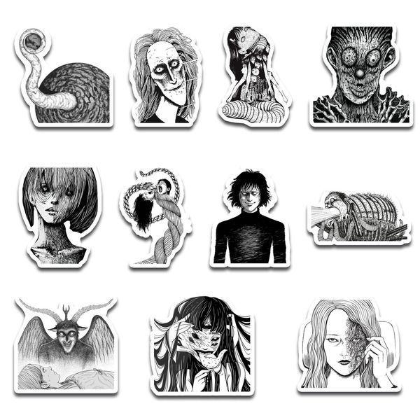Стикерпак Набор наклеек GeekLand Дзюндзи Ито Junji Ito 45 штук SP JI 01 SP JI 01 фото