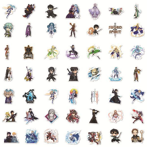 Стикерпак Набор наклеек GeekLand Мастера Меча Онлайн Sword Art Online 50 штук 2881874329 фото