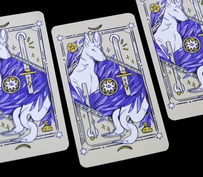 Карты Таро Белого Божества White Numen Tarot в металлической коробке 2515654132 фото
